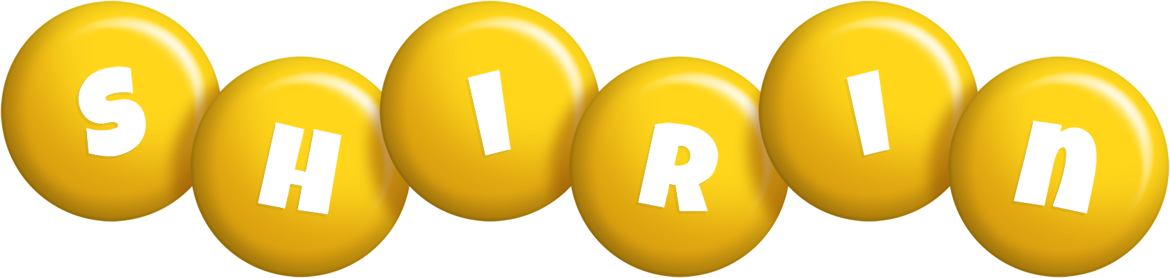 Shirin candy-yellow logo