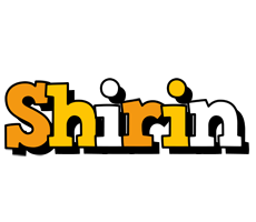 Shirin cartoon logo