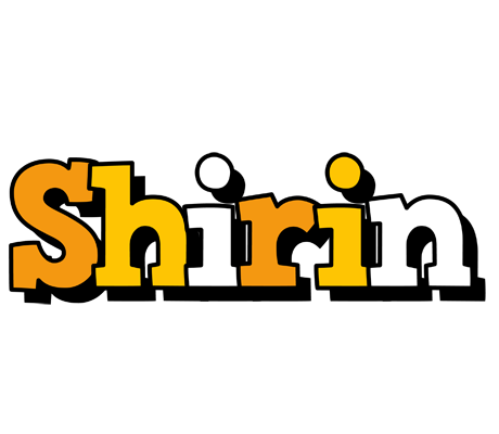 Shirin cartoon logo