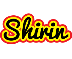 Shirin flaming logo