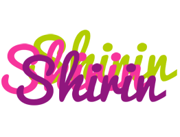 Shirin flowers logo