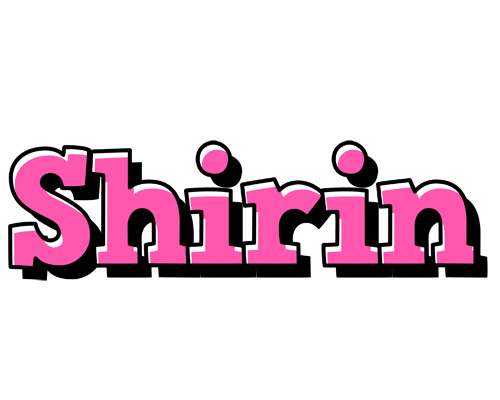 Shirin girlish logo