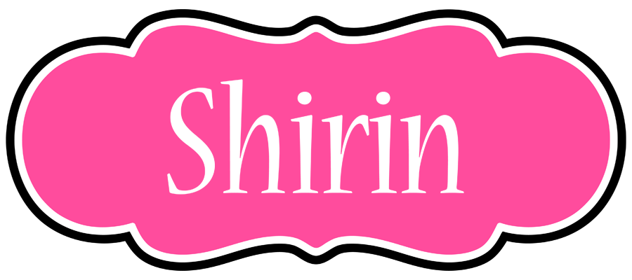 Shirin invitation logo