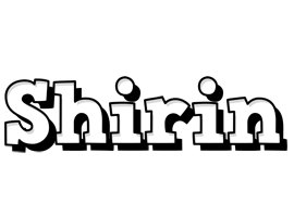 Shirin snowing logo