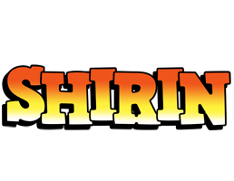 Shirin sunset logo