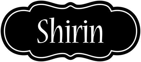 Shirin welcome logo