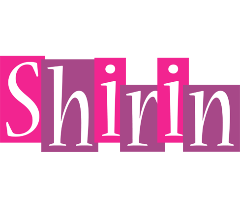 Shirin whine logo