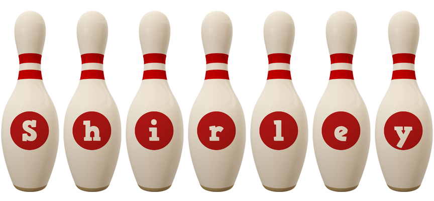 Shirley bowling-pin logo