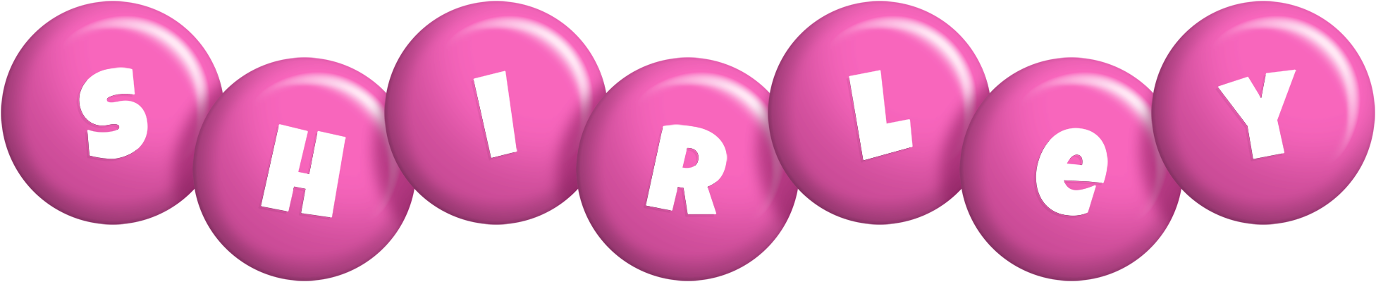 Shirley candy-pink logo
