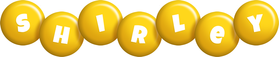 Shirley candy-yellow logo