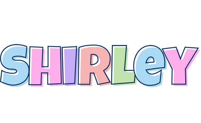 Shirley pastel logo
