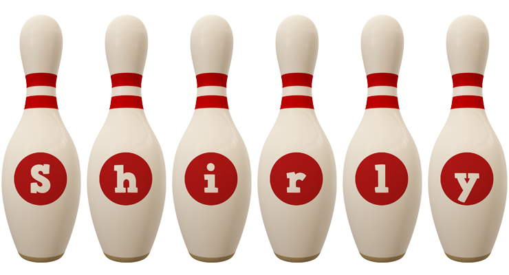 Shirly bowling-pin logo