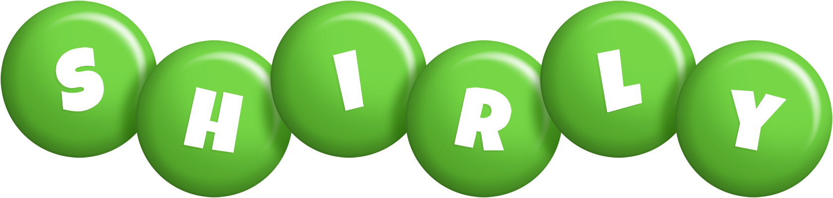 Shirly candy-green logo