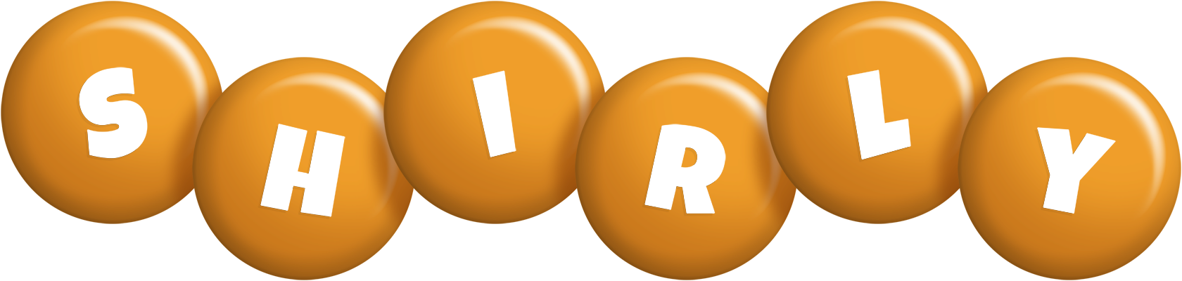 Shirly candy-orange logo
