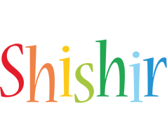 Shishir birthday logo