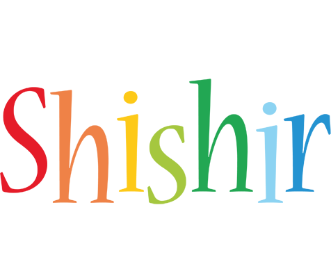 Shishir birthday logo