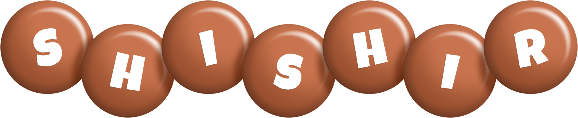 Shishir candy-brown logo