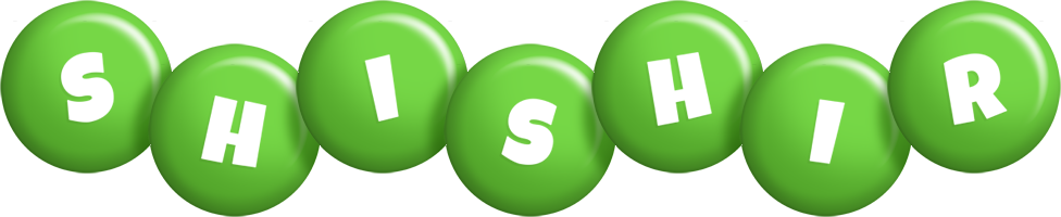 Shishir candy-green logo