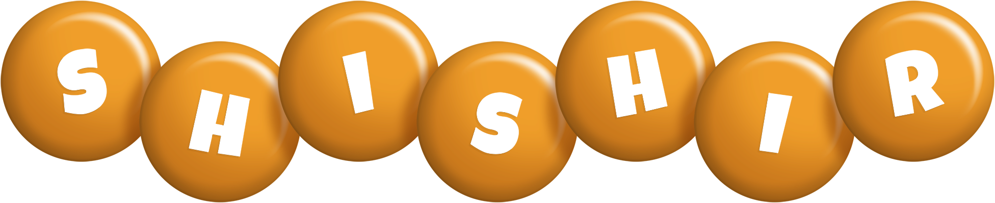Shishir candy-orange logo