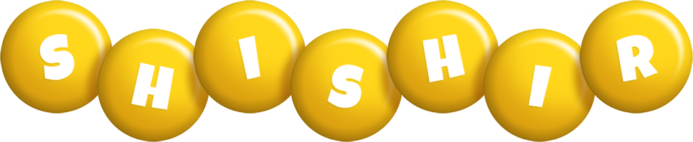 Shishir candy-yellow logo