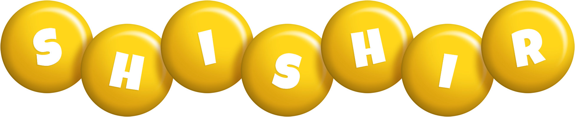 Shishir candy-yellow logo