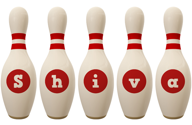 Shiva bowling-pin logo