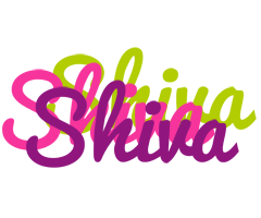 Shiva flowers logo