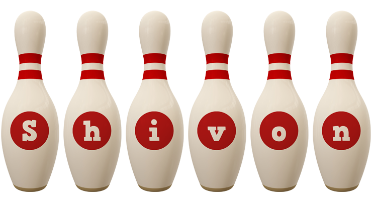 Shivon bowling-pin logo