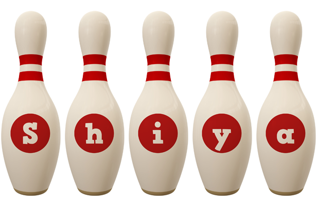 Shiya bowling-pin logo