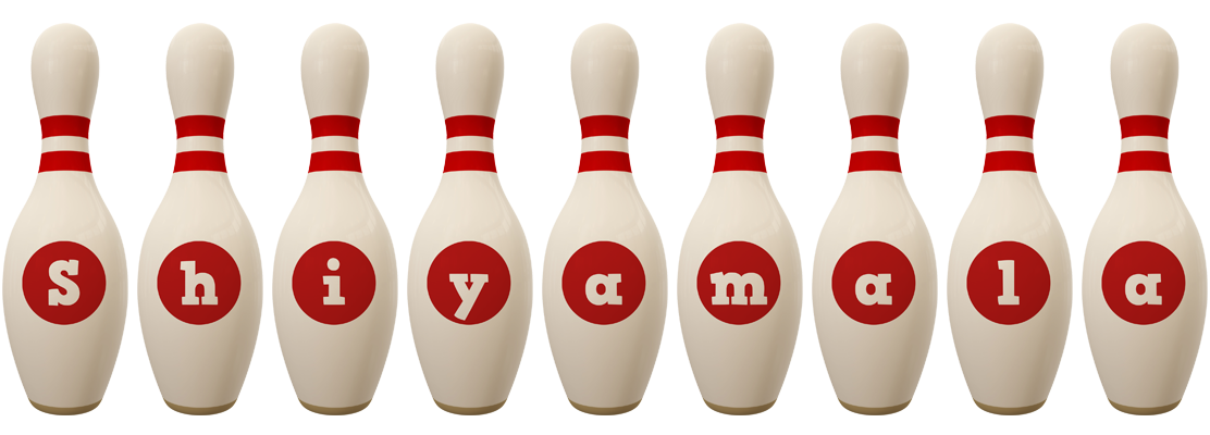 Shiyamala bowling-pin logo