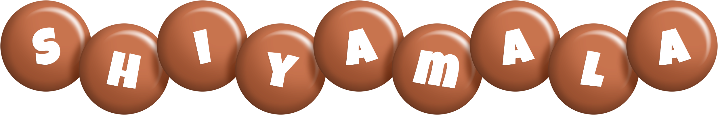Shiyamala candy-brown logo