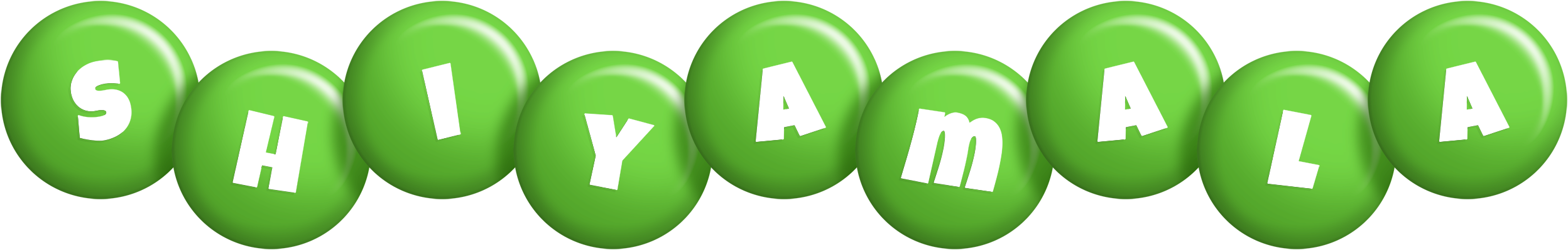 Shiyamala candy-green logo