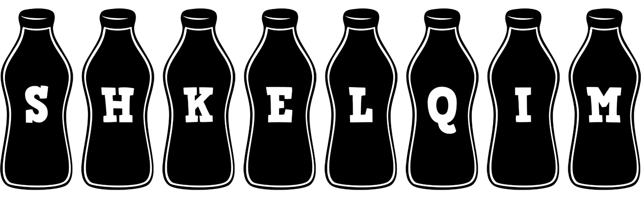 Shkelqim bottle logo