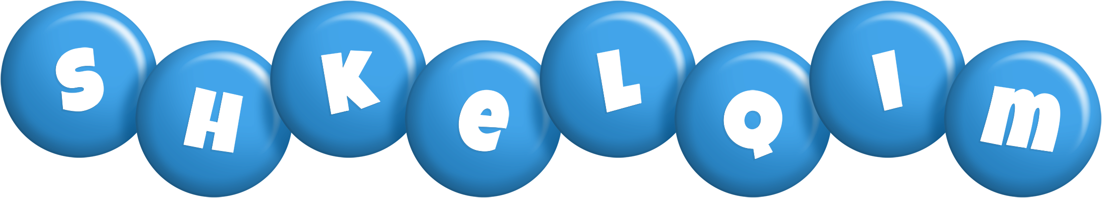 Shkelqim candy-blue logo