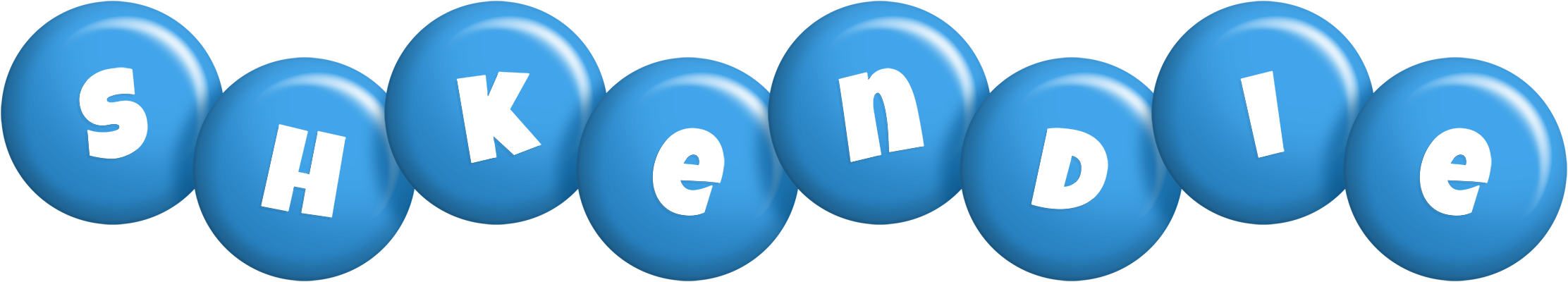 Shkendie candy-blue logo