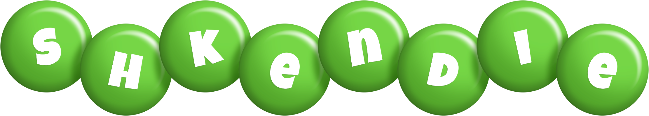 Shkendie candy-green logo