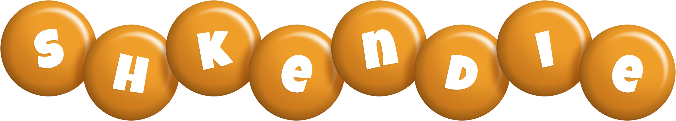 Shkendie candy-orange logo