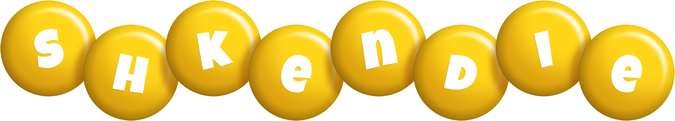 Shkendie candy-yellow logo