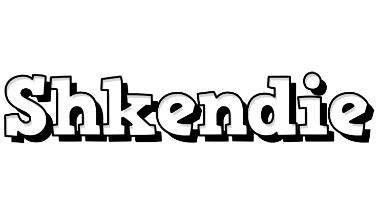 Shkendie snowing logo