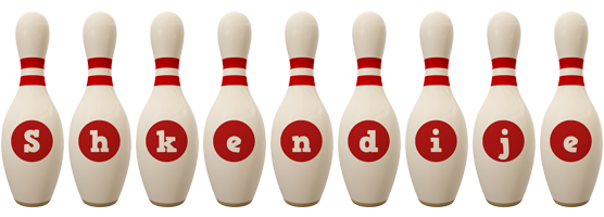 Shkendije bowling-pin logo