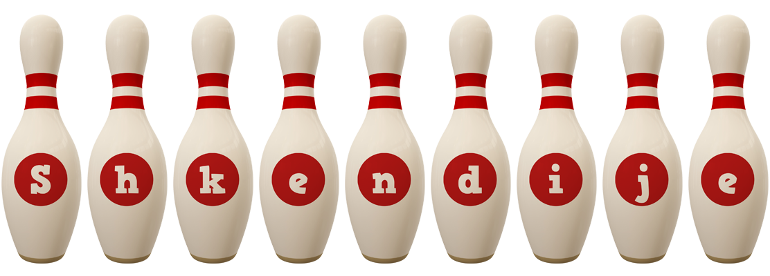 Shkendije bowling-pin logo
