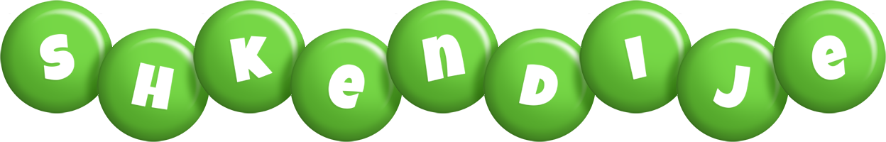 Shkendije candy-green logo