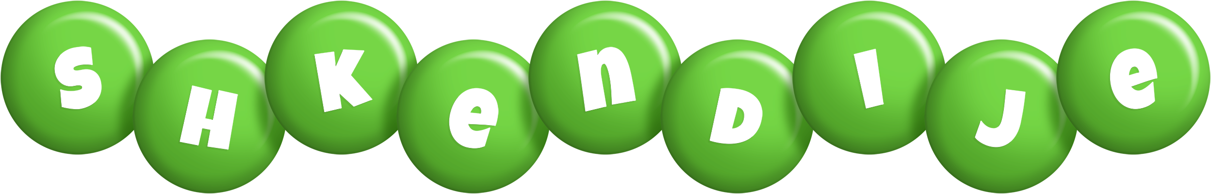 Shkendije candy-green logo