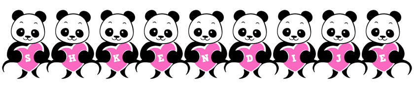 Shkendije love-panda logo