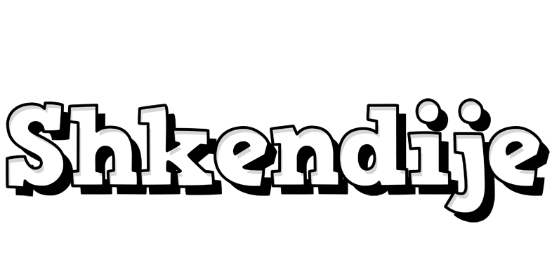 Shkendije snowing logo