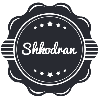Shkodran badge logo