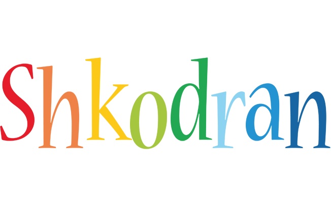 Shkodran birthday logo