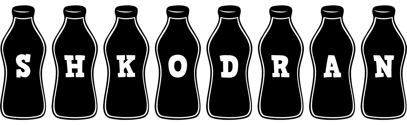 Shkodran bottle logo