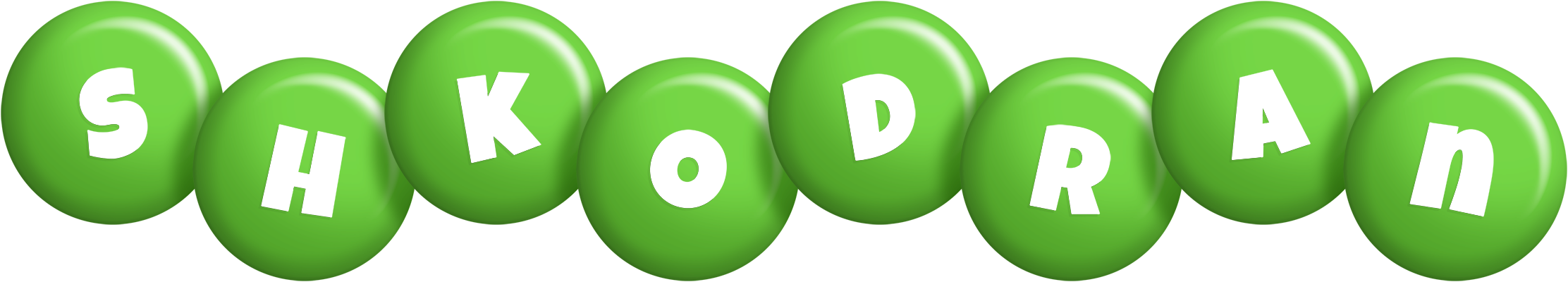 Shkodran candy-green logo