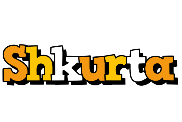 Shkurta cartoon logo